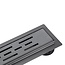 Aloni Complete douchegoot 60 cm gunmetal grijs