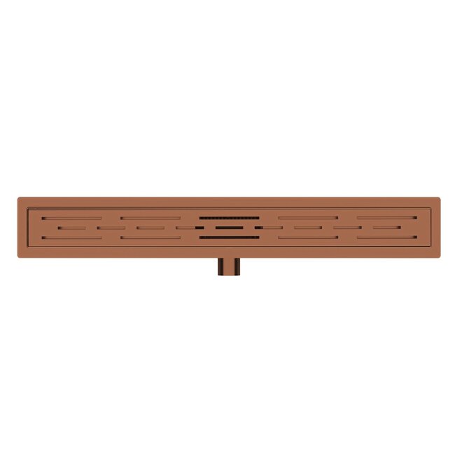 Aloni Complete douchegoot 70 cm koper