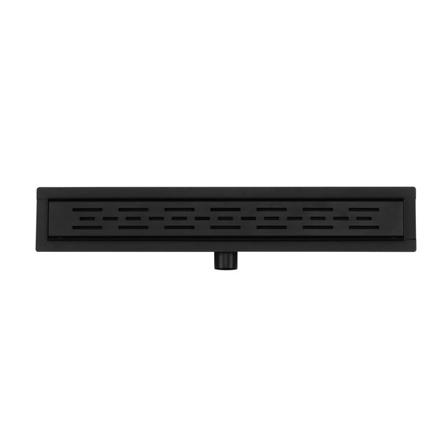 Aloni Complete douchegoot 70 cm RVS zwart
