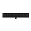 Aloni Complete douchegoot 70 cm RVS zwart