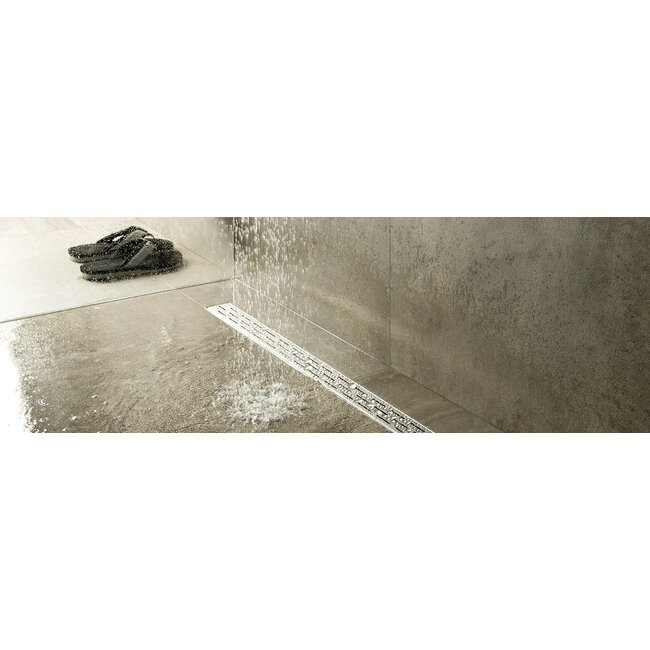 Aloni Complete douchegoot 90 cm RVS