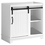 Differnz Country Side badkamermeubel 80 cm wit met glanswitte wastafel