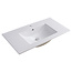 Differnz Country Side badkamermeubel 80 cm wit met glanswitte wastafel