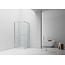 Douchecabine Inslide 90 x 90 cm met inwaarts openende schuifdeur, helder glas met chroom profiel