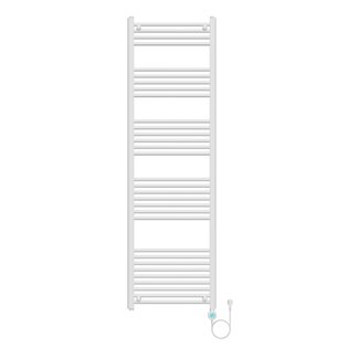 Elektrische Handdoek radiator Smart WiFi - 1000W - 1800x550 mm - Glanzend Wit
