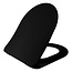 Randloos Hangtoilet met Bidetfunctie en Toiletzitting – Mat Zwart – Soft-Close & Quick-Release