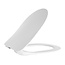 Randloos Hangtoilet met Verborgen Bevestiging en Toiletzitting – Mat Wit – Soft-Close & Quick-Release