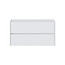 Fabriecio Liverpool badkamermeubel 80 cm hoogglans wit met witte wastafel zonder kraangat