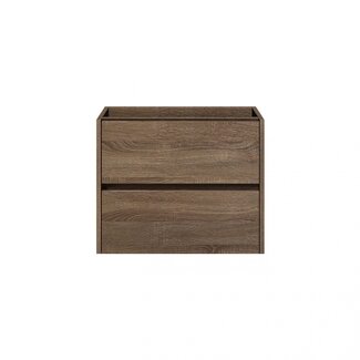 Fabriecio Liverpool badkamermeubel 60 cm hout met witte wastafel zonder kraangat