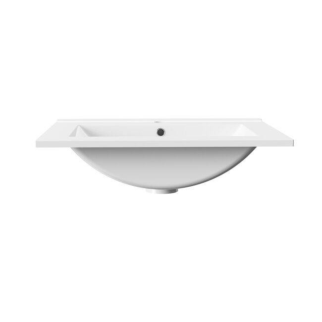 Aloni Hayat badkamermeubel 80 cm mat zwart met wastafel