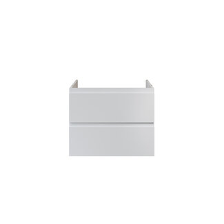 Aloni Sally XL badkamermeubel 80 cm mat wit met witte wastafel