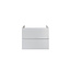 Aloni Sally XL badkamermeubel 80 cm mat wit met witte wastafel