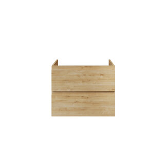 Aloni Sally XL badkamermeubel 80 cm safir met witte wastafel