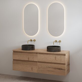 Best Design Lavita badkamermeubel 140 cm halifax met meubelblad voor waskom
