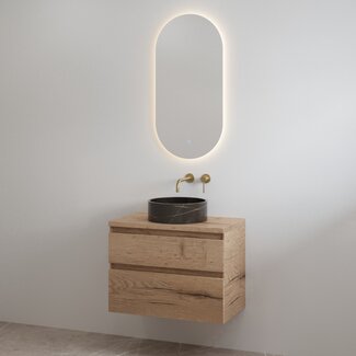 Best Design Lavita badkamermeubel 60 cm halifax met meubelblad voor waskom