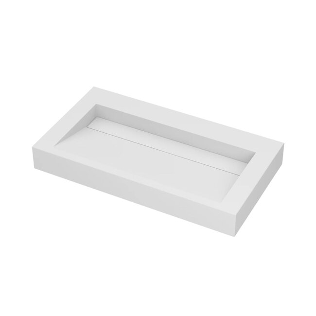 Best Design Borvani badkamermeubel 80 cm halifax met glanswitte wastafel