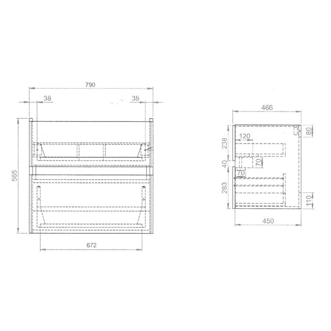 Best Design Splash badkamermeubel 80 cm mat taupe met glanswitte wastafel en kraangat