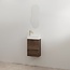 Best Design Siva toiletmeubel 36 cm espresso brown met glanswitte fontein