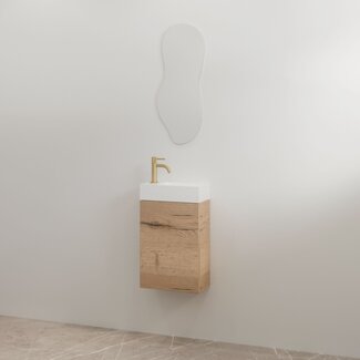 Best Design Siva toiletmeubel 36 cm halifax met glanswitte fontein