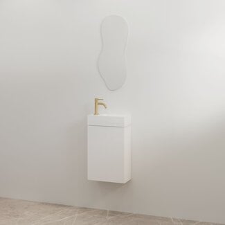 Best Design Siva toiletmeubel 36 cm mat wit met glanswitte fontein