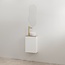 Best Design Siva toiletmeubel 36 cm glans wit met halifax meubelblad