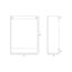 Best Design Siva toiletmeubel 36 cm glans wit met halifax meubelblad