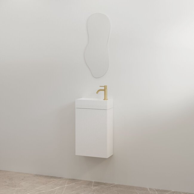 Best Design Siva toiletmeubel 36 cm glans wit met glanswitte fontein