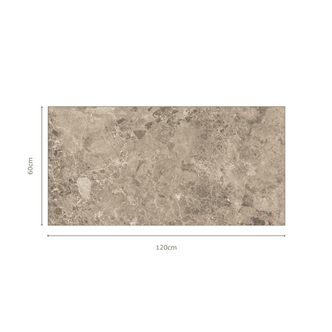 Incredic Verde glans vloer- en wandtegel 60x120 cm
