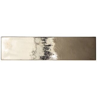 Rustic Stripe Gold glans wandtegel 7,5x30 cm