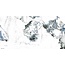 Oyama Blue glans vloer- en wandtegel 60x120 cm