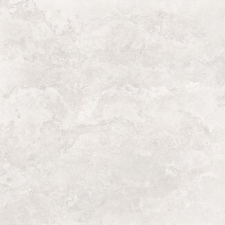 Couvet Stream White mat vloer- en wandtegel 90x90 cm