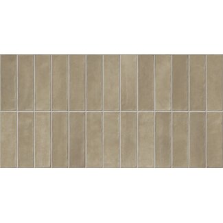 Easy Limit Toffee mat wandtegel 32x62,5 cm