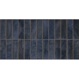 Easy Limit Blue glans wandtegel 32x62,5 cm