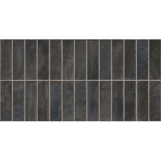 Easy Limit Black glans wandtegel 32x62,5 cm