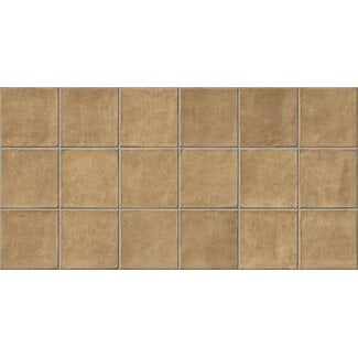 Easy Block Terracota glans wandtegel 32x62,5 cm