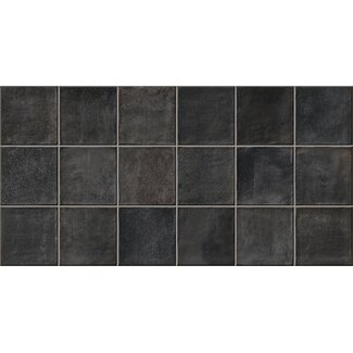 Easy Block Black glans wandtegel 32x62,5 cm