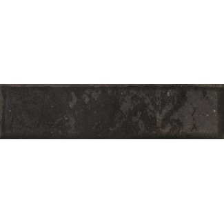 Mallorca Black glans wandtegel 7,5x30 cm