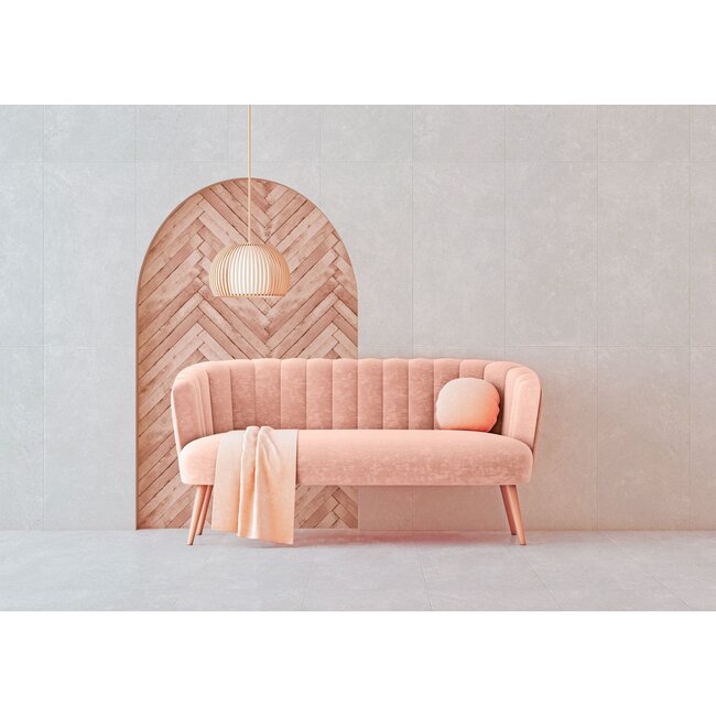 Chroma Pink mat wandtegel 4,8x44,5 cm