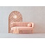 Chroma Pink mat wandtegel 4,8x44,5 cm