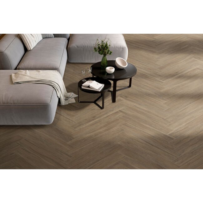 Couvet Strong Roble mat vloer- en wandtegel 10x60 cm