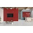 Bevel Blood Red glans metro wandtegel 10x20 cm