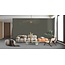 Bevel Grass Green glans metro wandtegel 10x20 cm