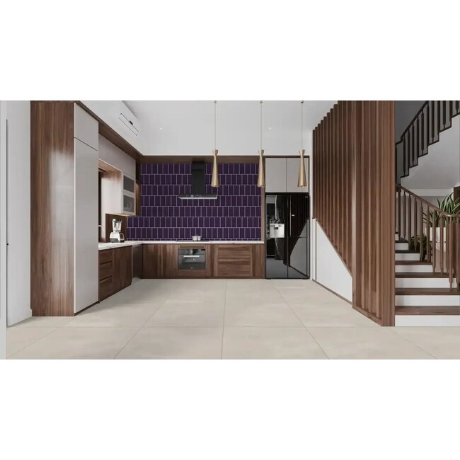 Bevel Purple glans metro wandtegel 10x20 cm