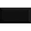Bevel Black mat metro wandtegel 10x20 cm