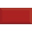 Bevel Blood Red glans metro wandtegel 10x20 cm