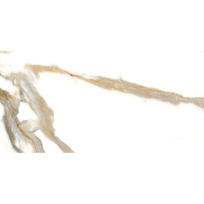 Crash Beige glans vloer- en wandtegel 30x60 cm