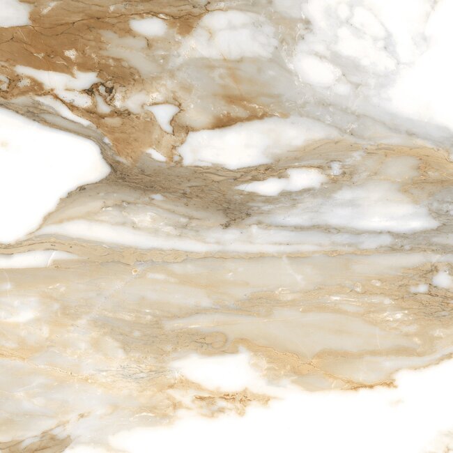 Crash Beige glans vloer- en wandtegel 60x60 cm