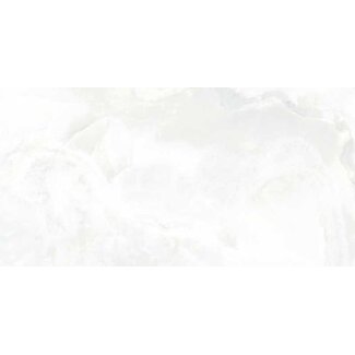 Oni White glans vloer- en wandtegel 60x120 cm