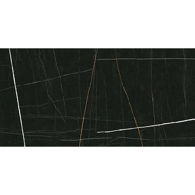 Sahara Noir glans vloer- en wandtegel 60x120 cm