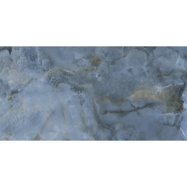 Oni Blue glans vloer- en wandtegel 60x120 cm